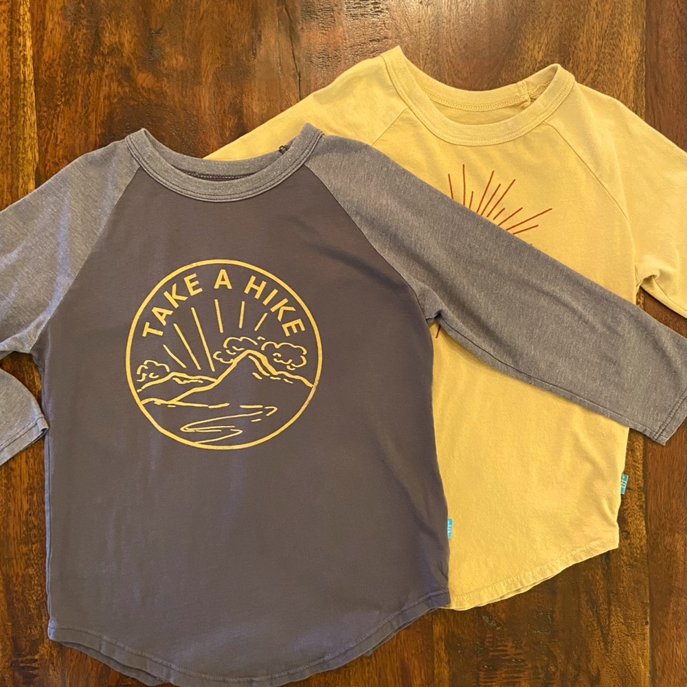CLEARANCE SPECIAL: Bundle of Two Boys’ Feather 4 Arrow 3/4 Sleeve Tops
